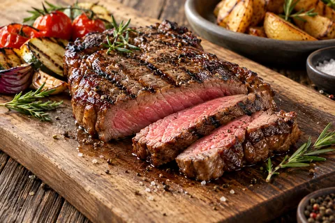 Rindersteak mit Ofenkartoffeln